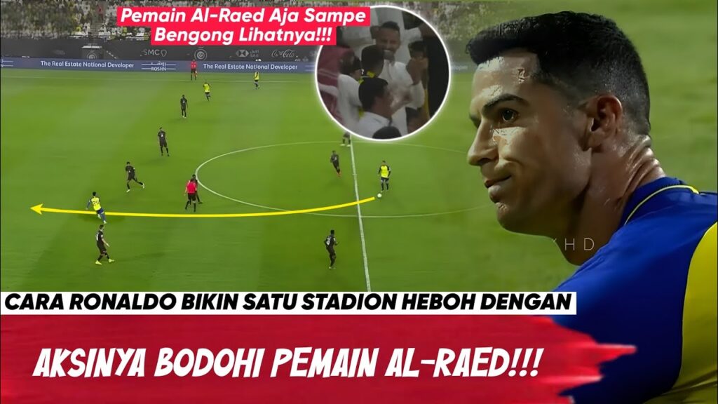 SATU STADION LANGSUNG TEPUK TANGAN‼️Reaksi Penonton Lihat Cara Passing Ronaldo Saat Lawan Al-Raed