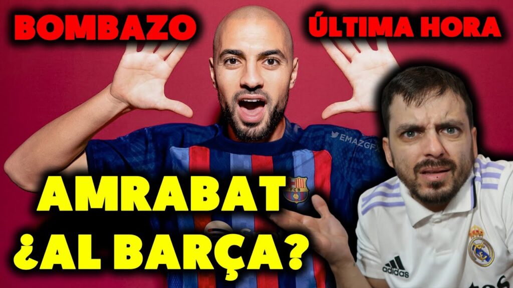 🚨BOMBAZO y ALUCINO DEMASIADO... BARÇA ESTÁ NEGOCIANDO por AMRABAT y ESTA ES LA ÚLTIMA HORA