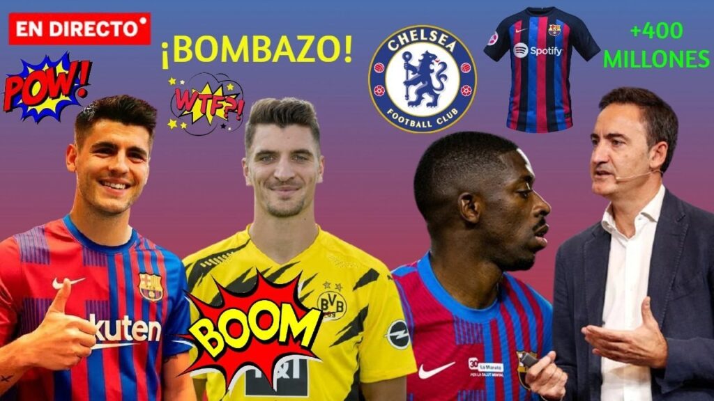 💣 ¡ÚLTIMA HORA BARCELONA! 💣 BOMBAZO THOMAS MEUNIER AL BARÇA 🔥 PATROCINADORES - DEMBÉLÉ AL CHELSEA