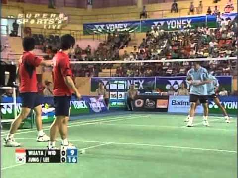 asia championship 2008 Jae Sung Jung 2 Yong Dae Lee vs Wijaya Candra Nova Widianto Asia Championship 2008 Final1