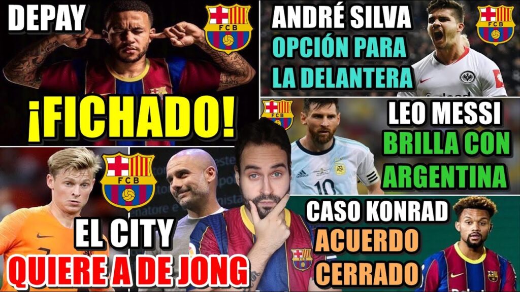 🚨¡DEPAY FICHADO! - El CITY QUIERE a DE JONG - ANDRÉ SILVA en la AGENDA - MESSI BRILLA con ARGENTINA