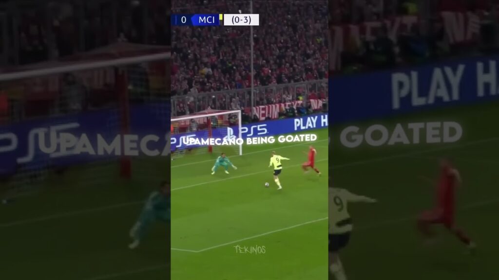 Upamecano learning from the GOAT