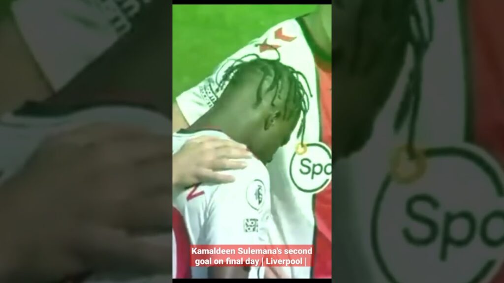 Kamaldeen Sulemana's second  goal in the premier League | Southampton vrs Liverpool | 28/5/23