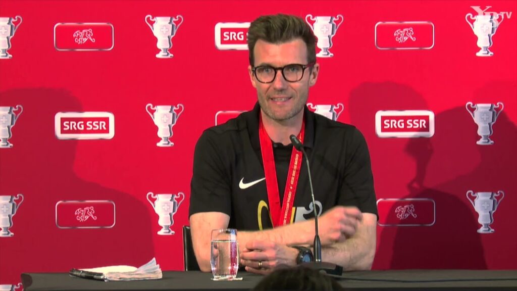 Pressekonferenz mit Raphael Wicky nach dem Doublegewinn