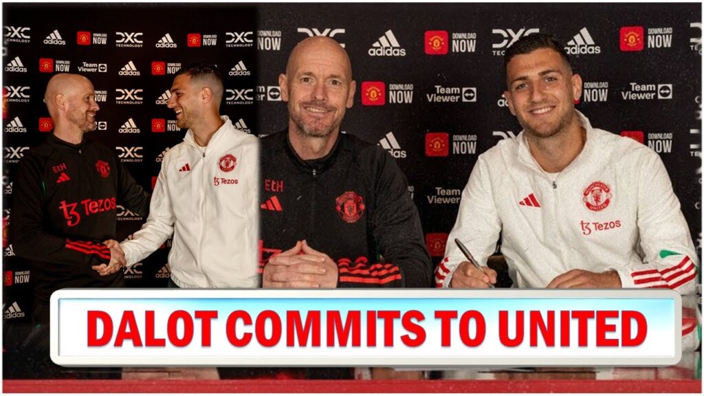 OFFICIAL : Diogo Dalot Signs New United Contract Until 2028 !!!