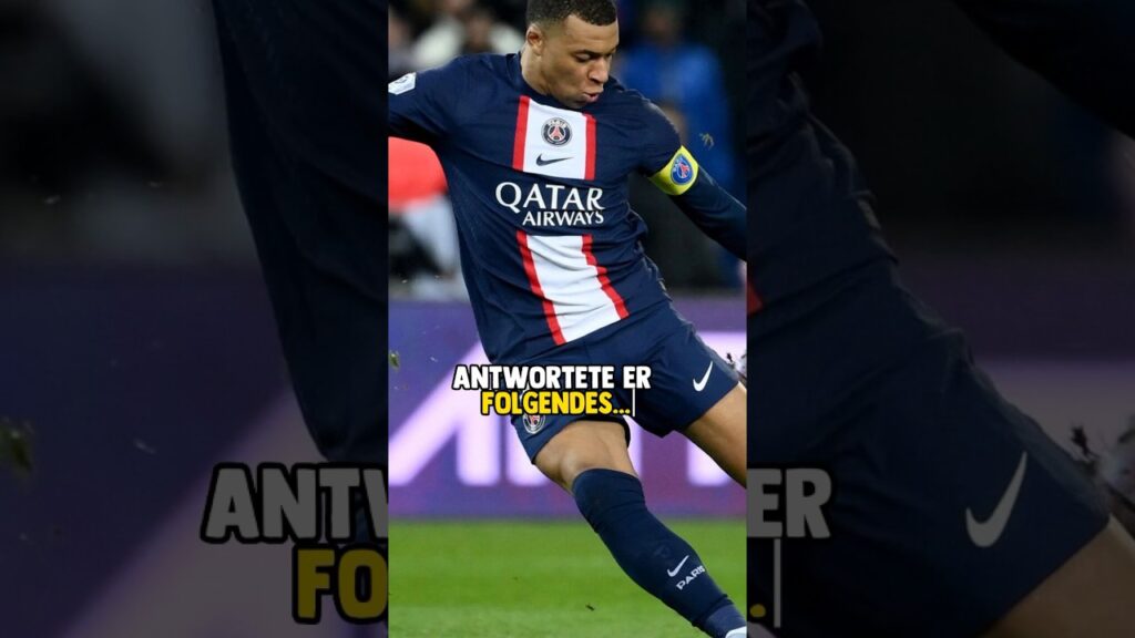 Kylian Mbappe spricht über Messi, CR7 & Neymar ⚽️ #shorts #fußball #fakten #kylianmbappe