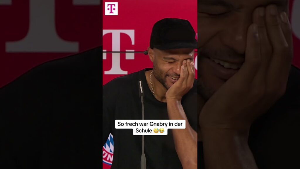 So frech war Gnabry in der Schule 😂😅