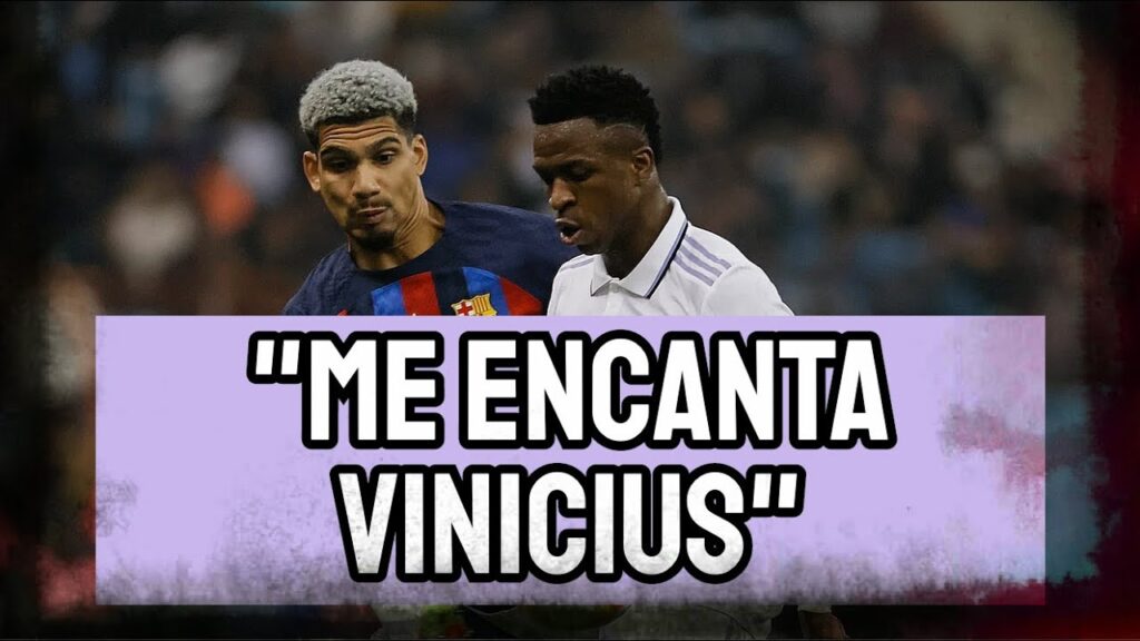 RONALD ARAUJO ELOGIA A VINICIUS Y DEJA EN RIDÍCULO A GERARD ROMERO: "ES UN JUGADOR ESPECTACULAR"