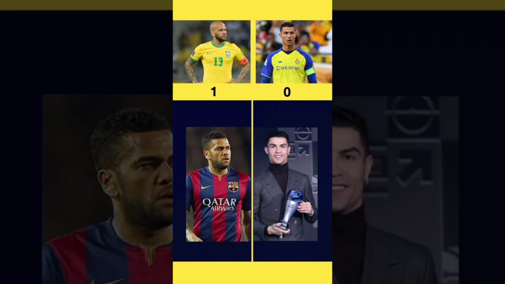 Dani Alves vs Ronaldo || #shorts #danialves #ronaldo