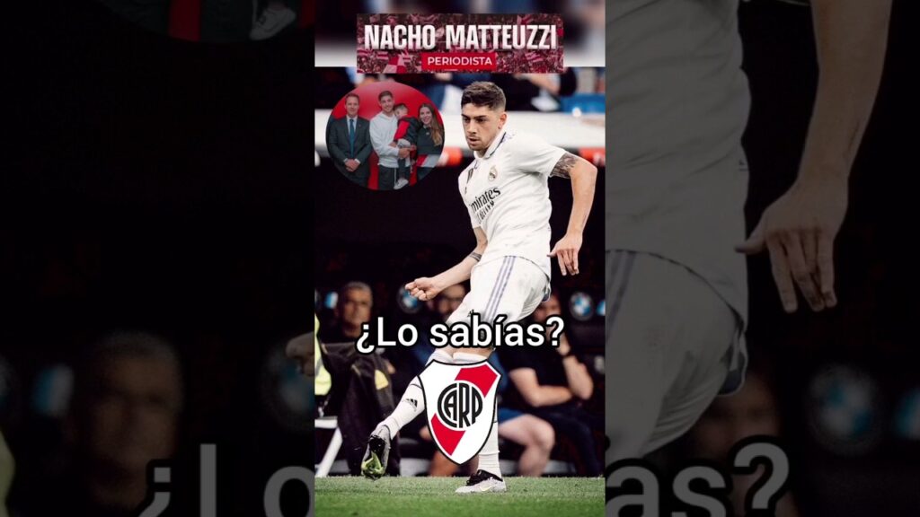 ¡Federico Valverde estuvo en el Monumental viendo a River Plate! 🏟😲