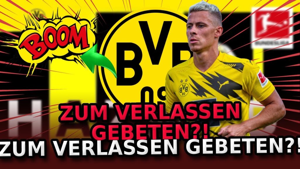URGENTES! THORGAN HAZARD ADMITE QUER SAIR DO BORUSSIA DORTMUND!