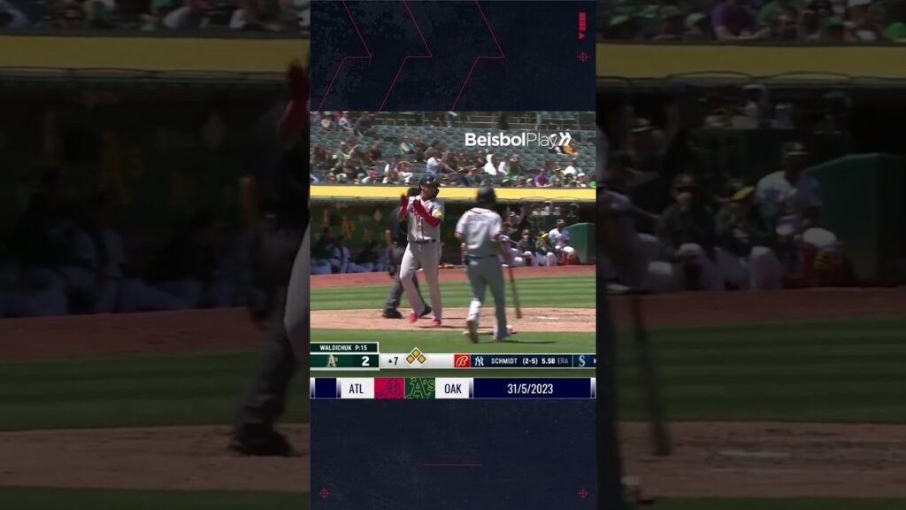 Acuña pega sencillo e impulsa 1 carrera 💥 Video: MLB #mlb #bravos #atlanta #grandesligas #venezuela