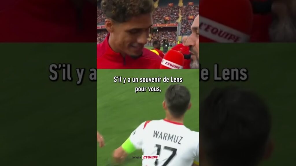 L'hommage de Bollaert pour le retour de Raphaël Varane #shorts #football
