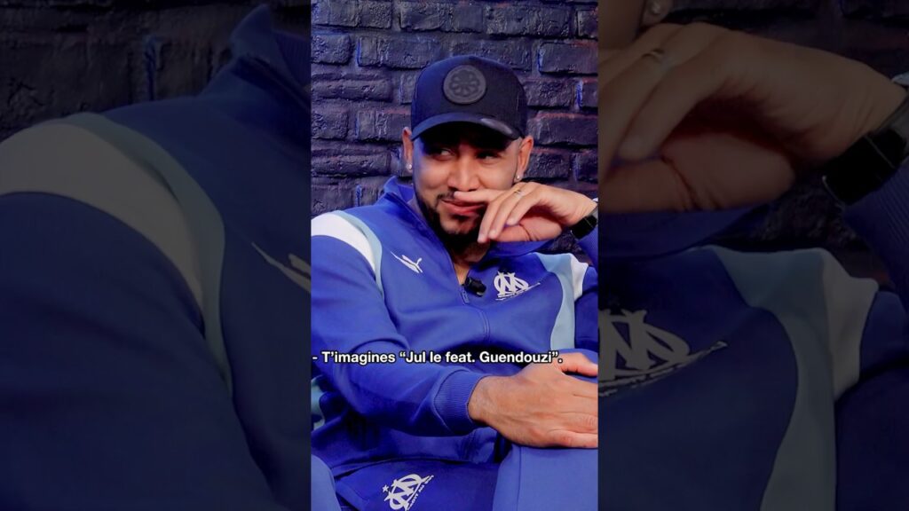 Jul feat Guendouzi ça arrive lourd 👽😂 #football #short #om #marseille #rap #jul