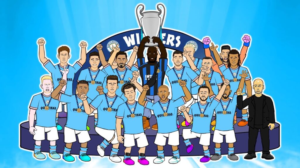 🏆LUKAKU & MAN CITY WIN THE CHAMPIONS LEAGUE!🏆 (1-0 vs Inter Milan 2023 Goals Highlights Rodri)