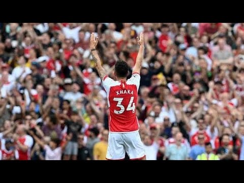 Granit Xhaka farewell vs wolves | Xhaka last moments