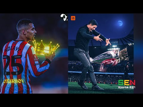 Iliman Ndiaye et Sheffield United valident leur montée en premier league, Man City 4-1 Arsenal.....