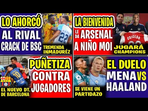 LE DA LA BIENVENIDA AL ARSENAL! MOISES CAICEDO REFUERZO DE LOS GUNNERS | NUEVO DT. BSC ARMA PUÑETIZA