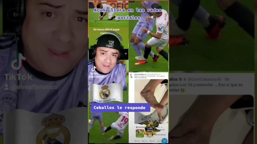 Madridista reacciona al lloro de Marcos Acuña! #realmadrid #uefa #laliga #uefa