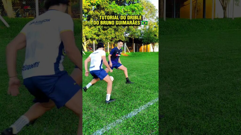 🔴 TUTORIAL CANETA DO BRUNO GUIMARÃES 🤪⚡⚽ #futebol #tutorial #dribles #premierleague #shorts