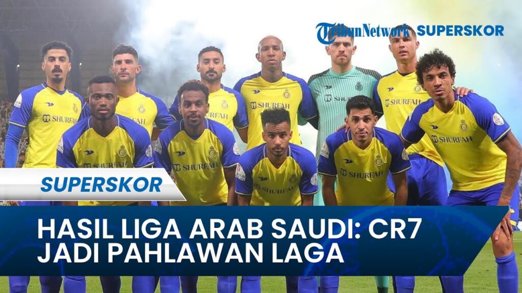 Hasil Liga Arab Saudi: CR7 Jadi Pahlawan Penentu Kemenangan Al Nassr atas Al Shabab