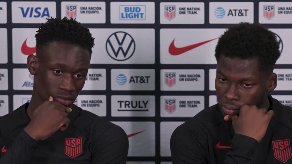 USMNT midfielder Yunus Musah and forward Folarin Balogun talk ahead of the Concacaf Nations League