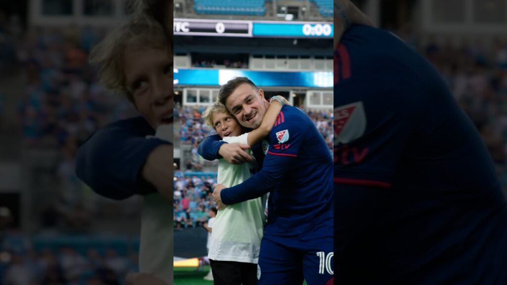Shaqiri Inspiring the Kids 🥹