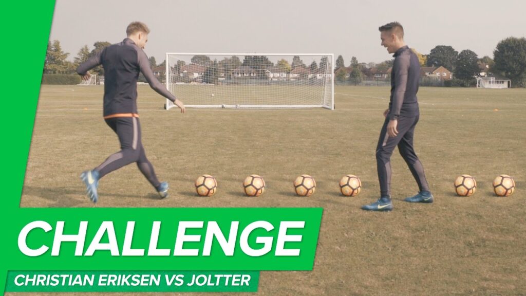 Crossbar Challenge: CHRISTIAN ERIKSEN vs JOLTTER - Unisport VS Pro football player!