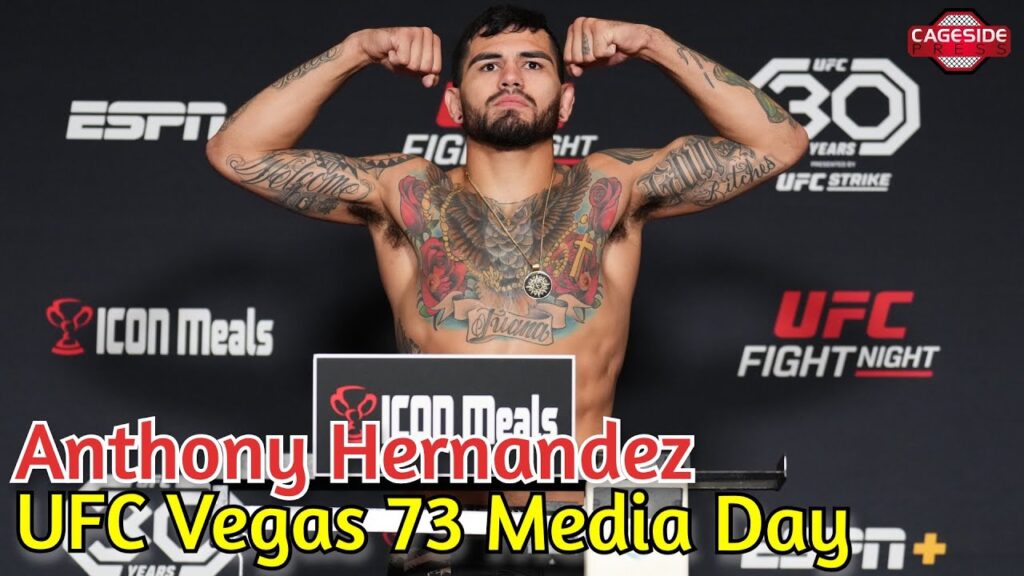 Anthony Hernandez Worked His Wrestling To Save His Hands | UFC Vegas 73 Anthony Hernandez Worked His Wrestling To Save His Hands | UFC Vegas 73
