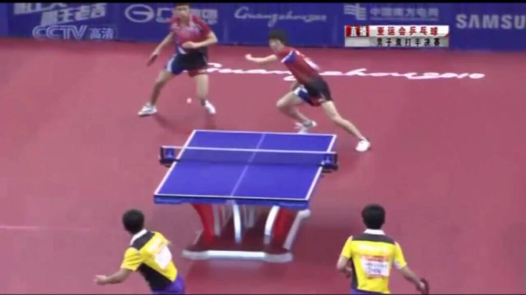Wang Hao-Zhang Jike vs Jung Young Sik-Kim Min Seok[Men's Doubles Semifinal Asian Games 2010]