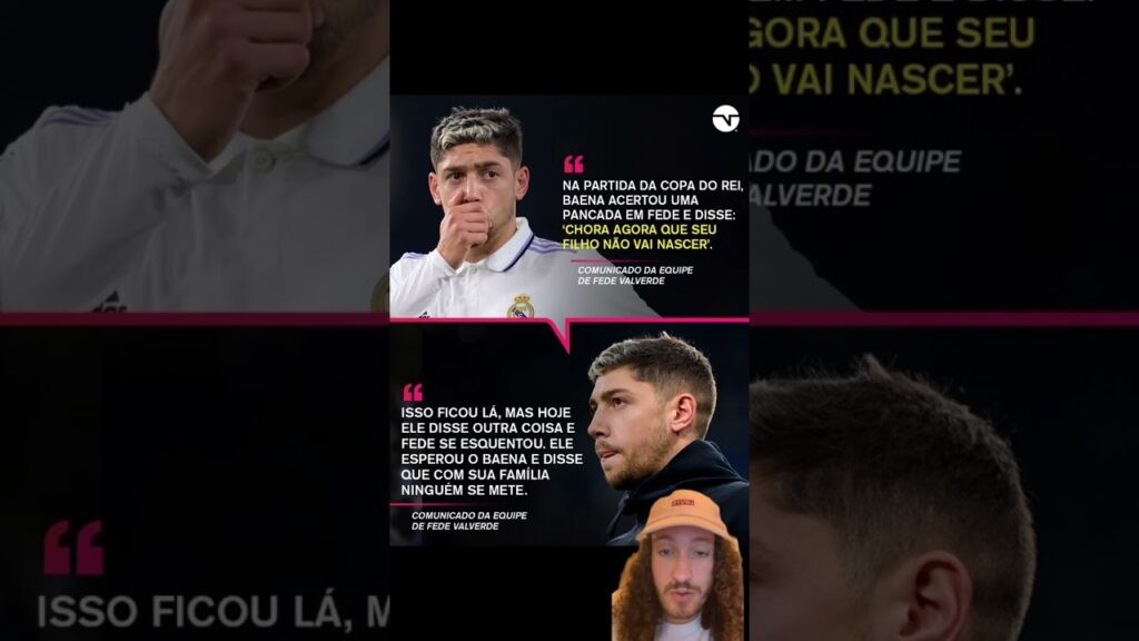 VALVERDE DÁ SOCO em ADVERSÁRIO e OLHA o que ELE FALOU! #shorts #futebol #valverde #realmadrid