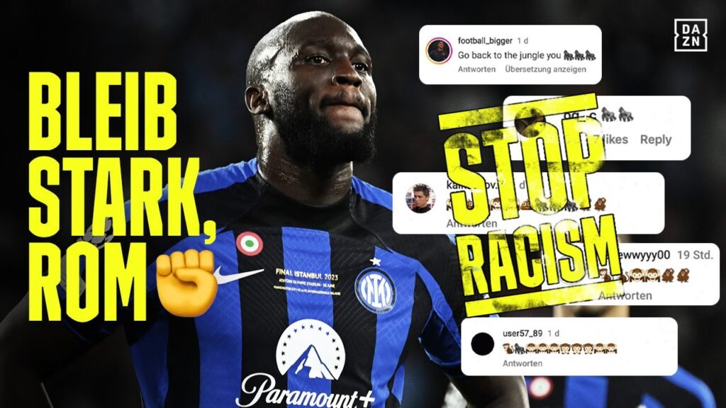 Romelu Lukaku: Kopf Hoch, Maschine! 🦾🤝 #STOPRACISM Romelu Lukaku: Kopf Hoch, Maschine! 🦾🤝 #STOPRACISM