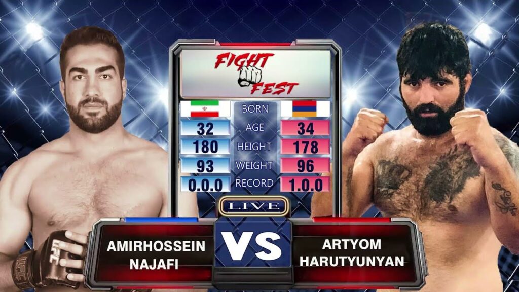 Fight Fest-2 Weight in.Amirhossein Najafi vs Artyom Harutyunyan