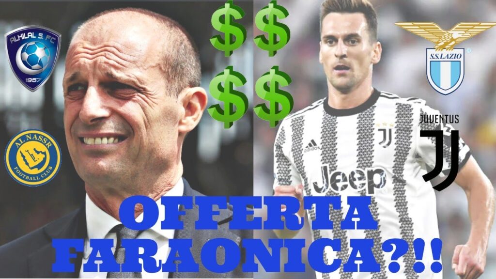 CLAMOROSA OFFERTA DALL'ARABIA SAUDITA AD ALLEGRI!!!MILIK NON RISCATTO,MA...NEWS JUVENTUS