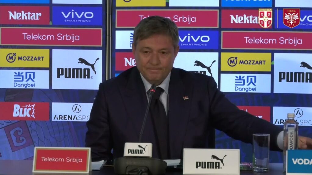 Selektor Dragan Stojković | Konferencija za medije pred Jordan i Bugarsku (12. 06. 2023.)