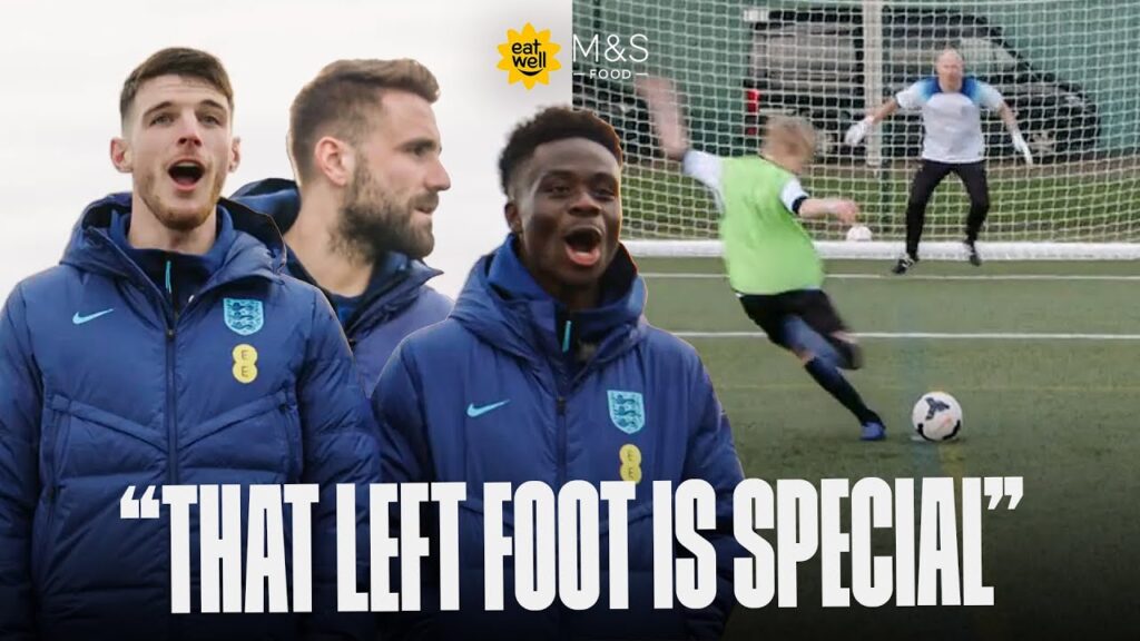 Saka, Rice & Shaw | School Kids Get The Chance To Train With Their England Heroes