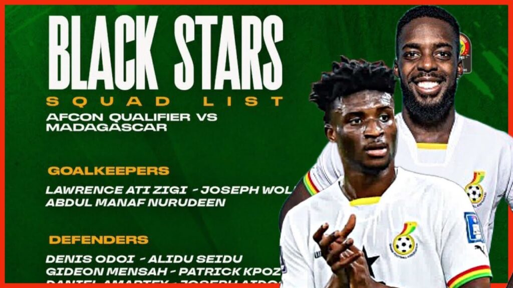 Black Stars Final AFCON 2023 Squad Likely To Be Named On June 18th