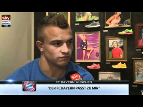 FC Bayern München - Xherdan Shaqiri im Interview