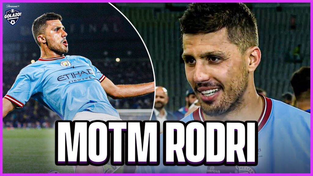 Rodri speaks after dropping a MOTM performance in the UCL final! 🌟