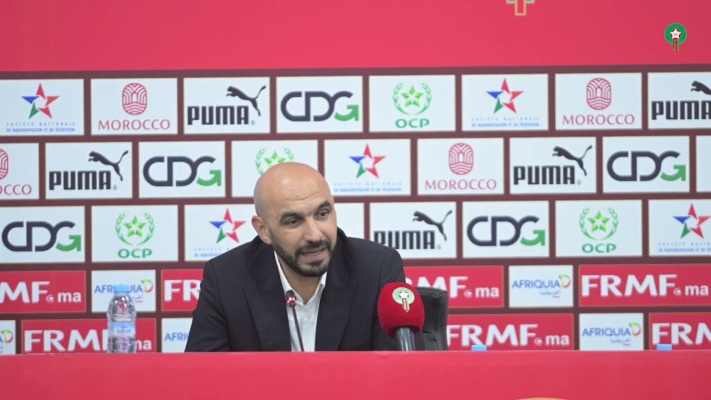 الندوة الصحافية للسيد وليد ركراكي بعد لقاء الرأس الأخضر