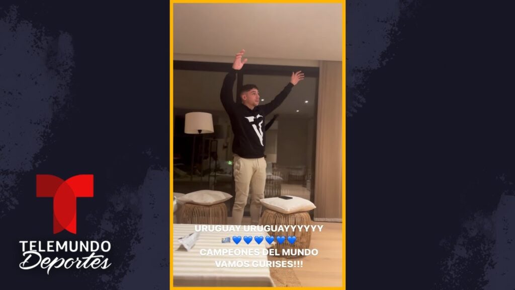 🤩 ¡FEDE VALVERDE FESTEJA A URUGUAY! | Telemundo Deportes