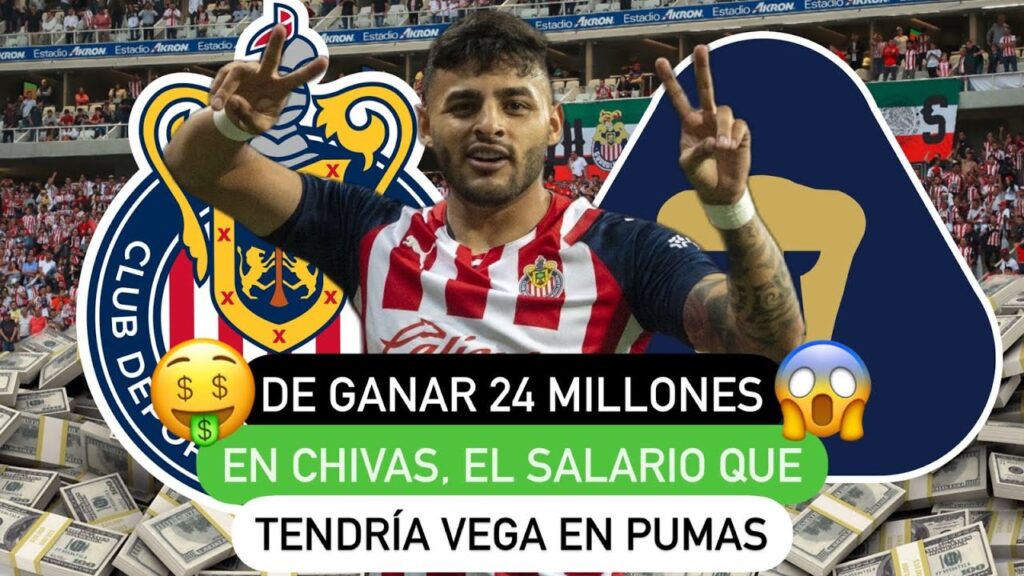 🤑 De ganar 24 millones en Chivas 🔴, el salario 🔥 que tendría Alexis Vega en Pumas 😯