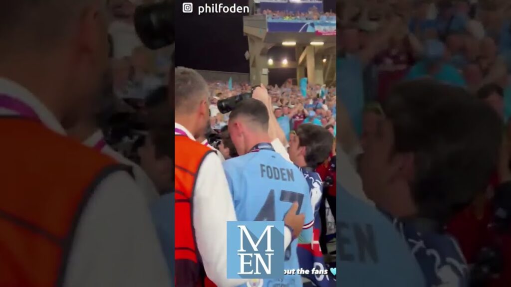 Phil Foden is living the dream of every Man City fan 💙 #short