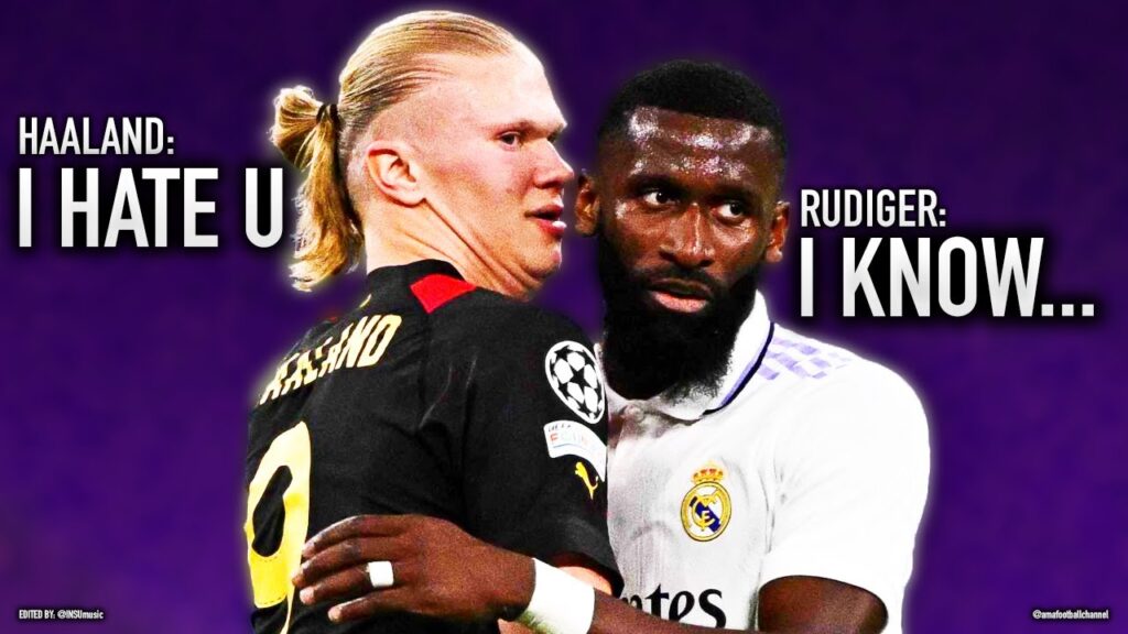 Erling Haaland vs Antonio Rudiger ● WEIRD Defending Tactics ● (+ Pep Guardiola Angry) ● 4K