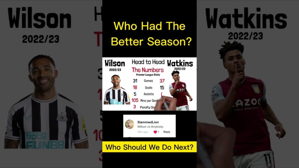 Callum Wilson VS Ollie Watkins #football #newcastle #nufc #avfc #astonvilla #soccer #premierleague