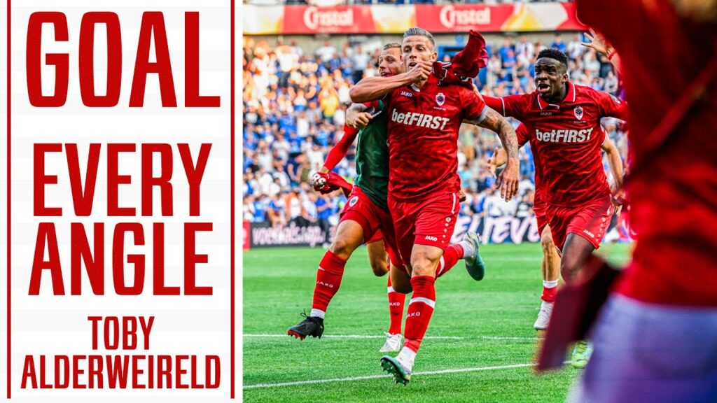 ⚽ ALL ANGLES I TOBY ALDERWEIRELD GOAL THAT MADE ROYAL ANTWERP FOOTBALL CLUB CHAMPIONS 🏆 | 2022-2023
