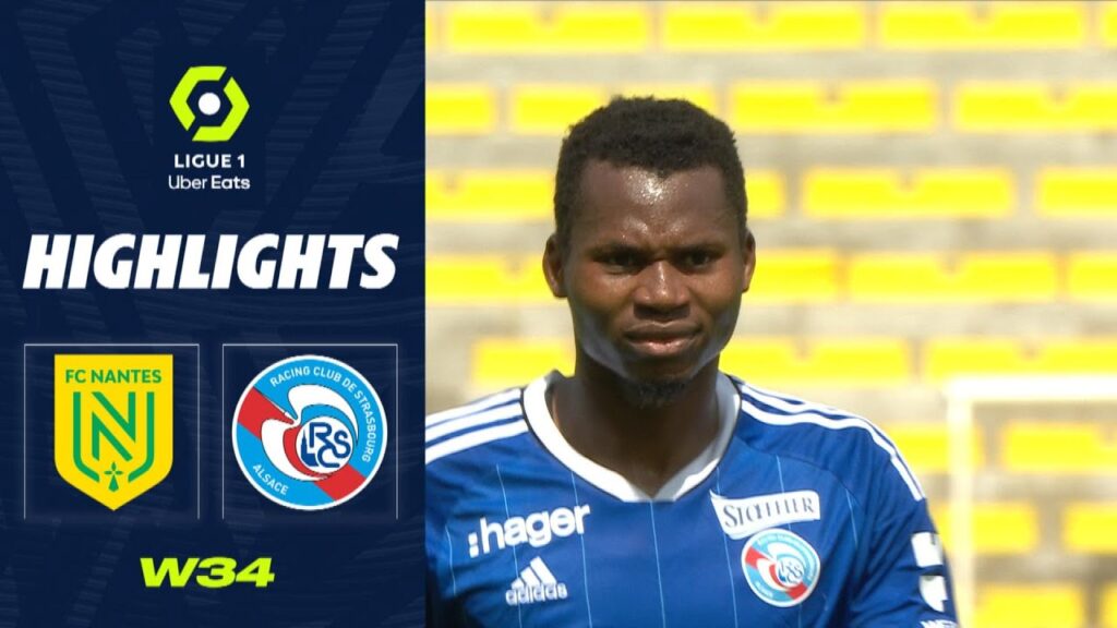 FC NANTES - RC STRASBOURG ALSACE (0 - 2) - Highlights - (FCN - RCSA) / 2022-2023