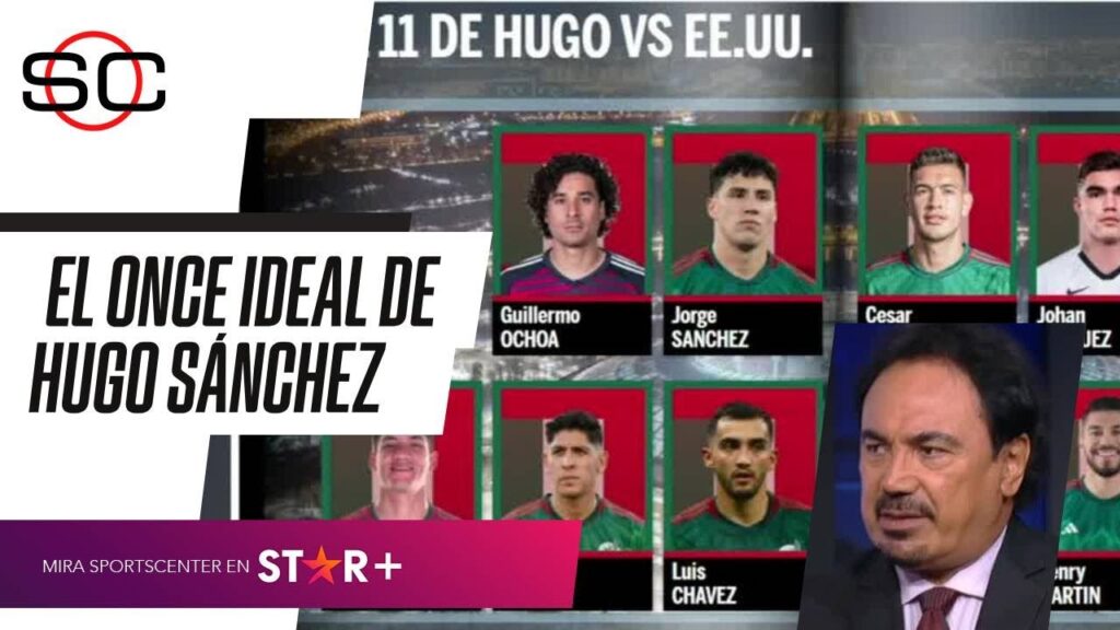 Con Diego #Lainez y Henry #Martín en el ATAQUE para enfrentar a #ESTADOSUNIDOS