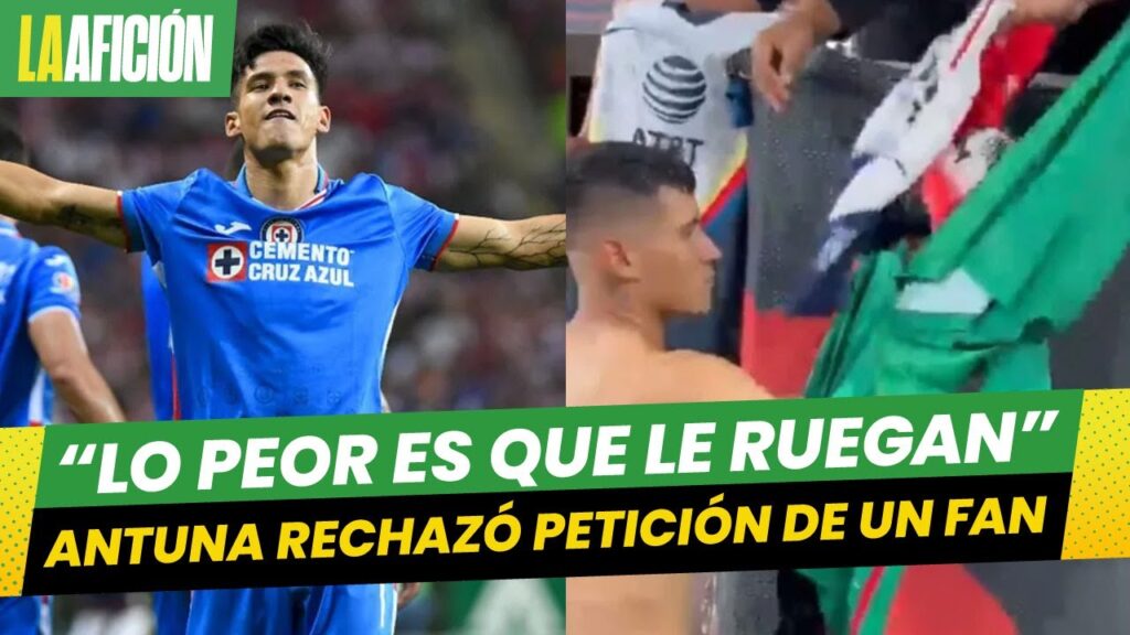 Uriel Antuna rechaza petición de aficionado durante partido de la Selección
