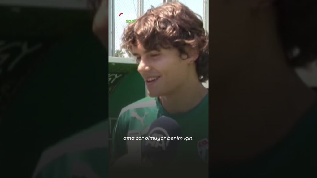 Enes Ünal'ın Lise 3. sınıfa giderken verdiği röportaj.